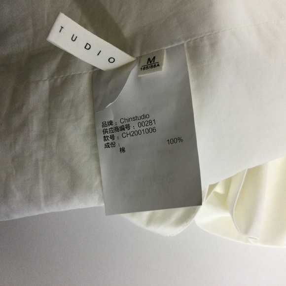 Chin Studio Floral Bow Spaghetti Strap Button Back Crop Top In Ivory Size M - Picture 5 of 6